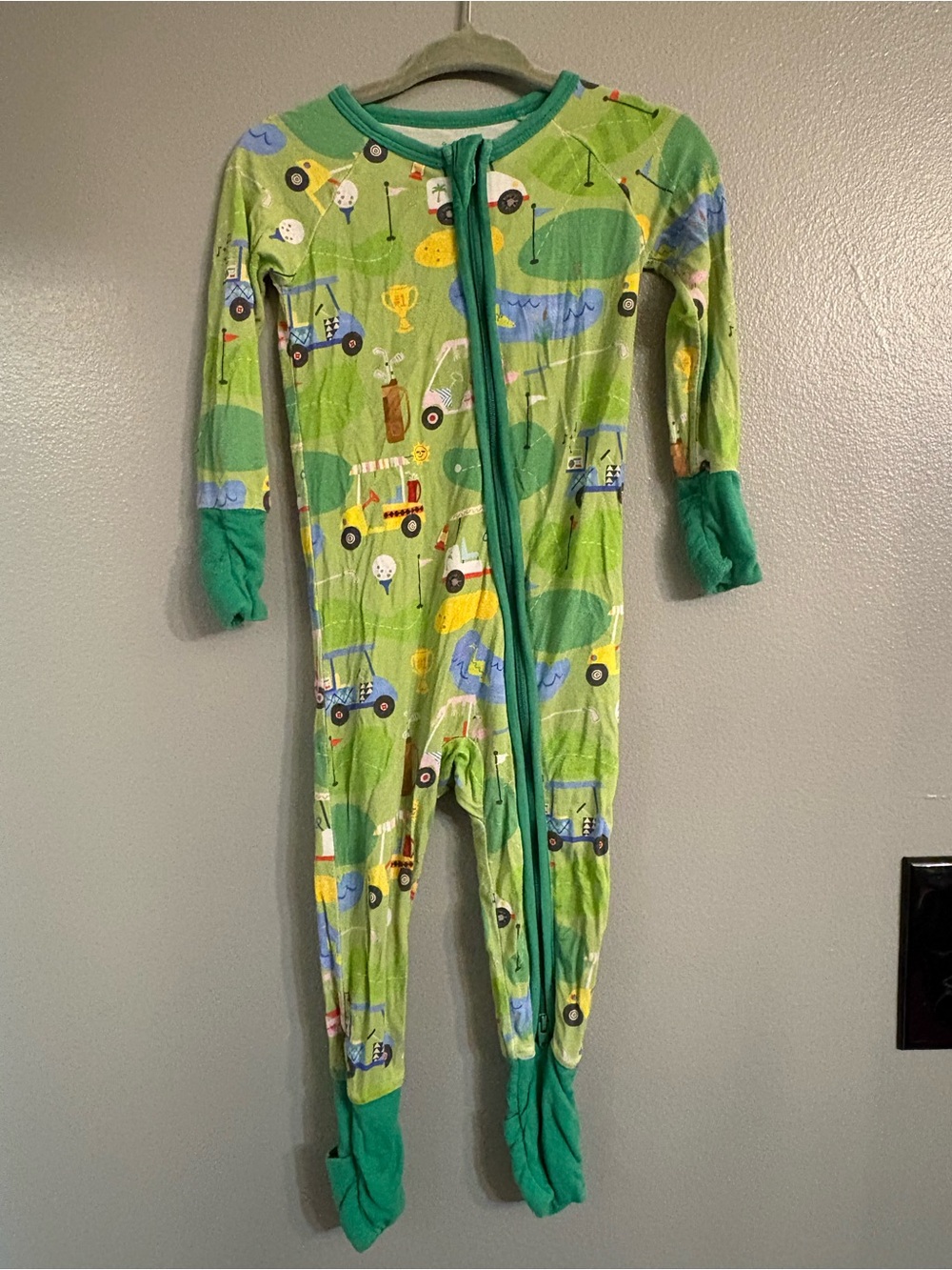 Little sleepies golf print bamboo pajamas 6-12 months